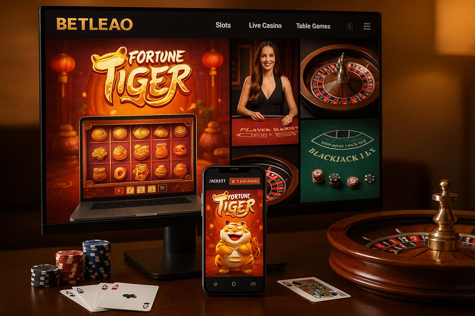 Jogos de cassino online BETLEAO
