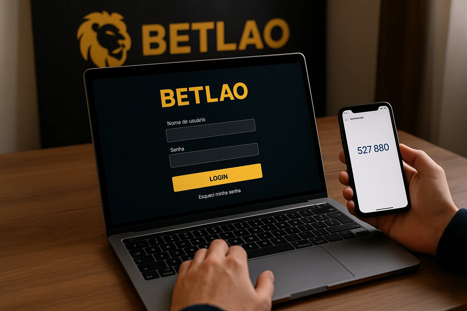 Criar uma nova Conta no plataforma BETLEAO